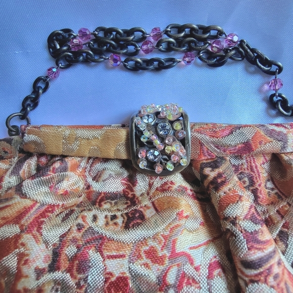 Pat Vini Vintage Tapestry  Handbag - Picture 3 of 10